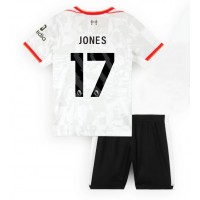 Camisa de Futebol Liverpool Curtis Jones #17 Equipamento Alternativo Infantil 2024-25 Manga Curta (+ Calças curtas)